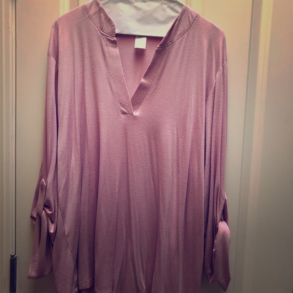 Everly Grey 3/4 Sleeve weekend shirt.